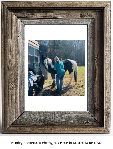 family horseback riding near me in Storm Lake, Iowa